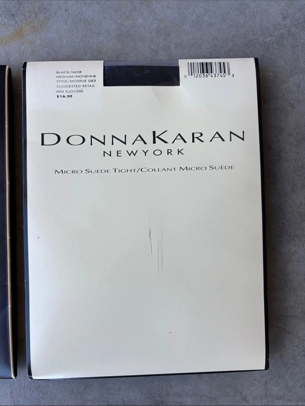 Vintage 90’s Y2K Donna Karan Hosiery Trio - Black, Sheer size Medium
